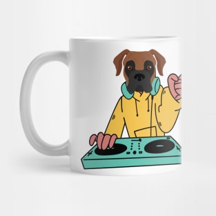 funny big dog dj Mug